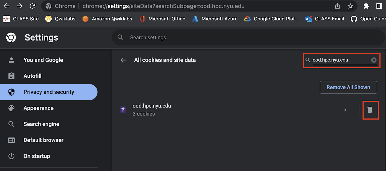 Remove browser cache image